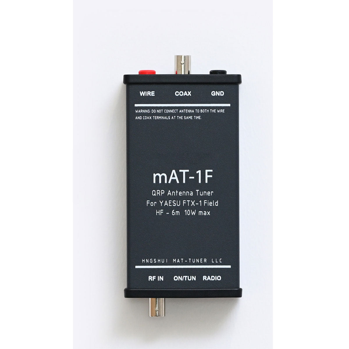 HamGeek mAT-1F Automatic Antenna Tuner HF/50MHz 10W with BNC and Banana Connectors Dedicated for YAESU FTX-1