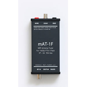 HamGeek mAT-1F Automatic Antenna Tuner HF/50MHz 10W with BNC and Banana Connectors Dedicated for YAESU FTX-1