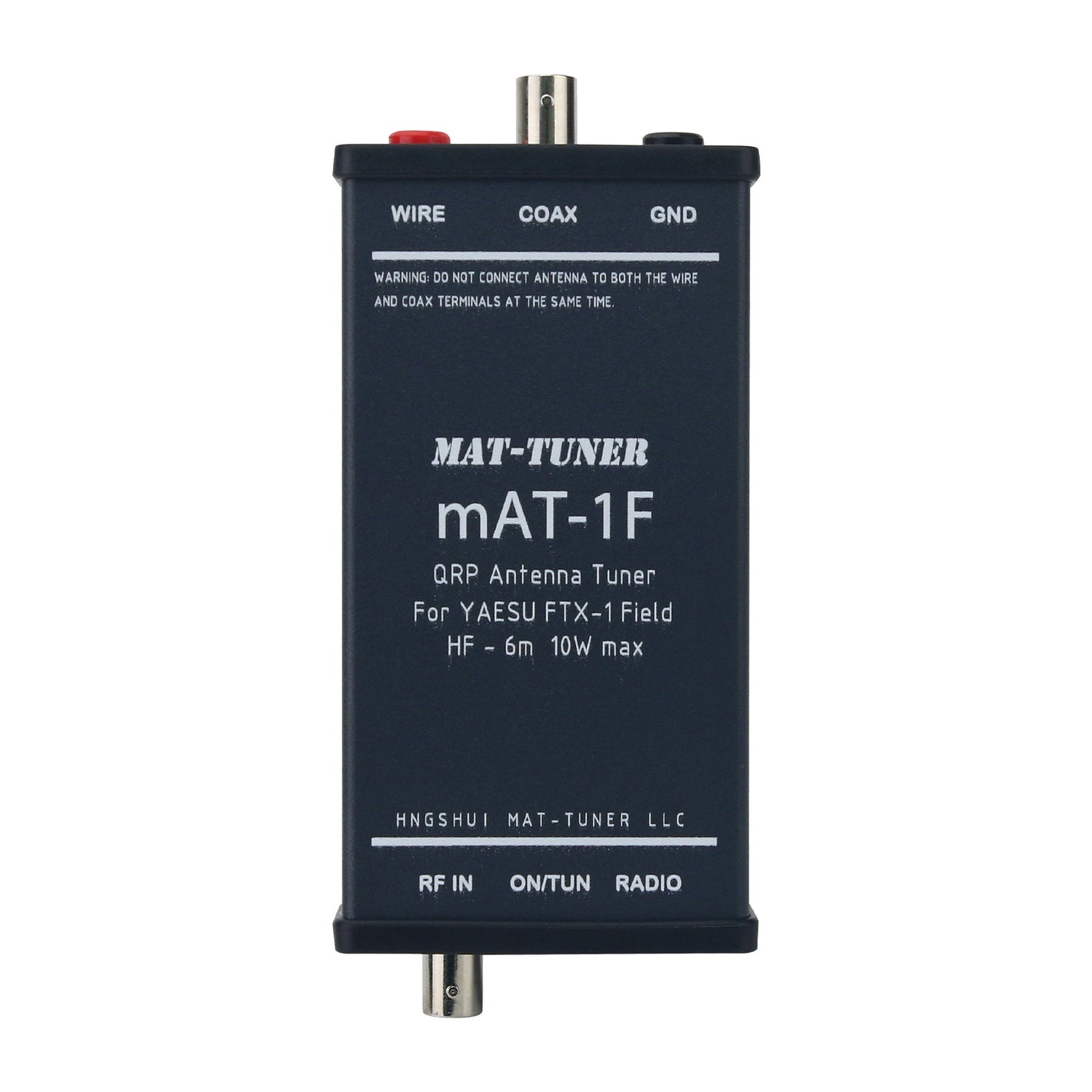 HamGeek mAT-1F Automatic Antenna Tuner HF/50MHz 10W with BNC and Banana Connectors Dedicated for YAESU FTX-1