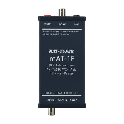 HamGeek mAT-1F Automatic Antenna Tuner HF/50MHz 10W with BNC and Banana Connectors Dedicated for YAESU FTX-1