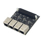 HamGeek 4-Channel PHY 1000M Gigabit Ethernet Port Module Onboard 50MHz Clock Source LPC FMC Sub Card RTL8211