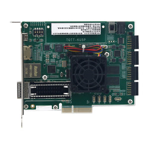 HamGeek XCKU5P FPGA Development Board with FMCPCIE3.0, HDMI-compatible, 100G Gigabit Ethernet