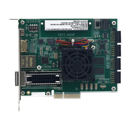 HamGeek XCKU5P FPGA Development Board with FMCPCIE3.0, HDMI-compatible, 100G Gigabit Ethernet