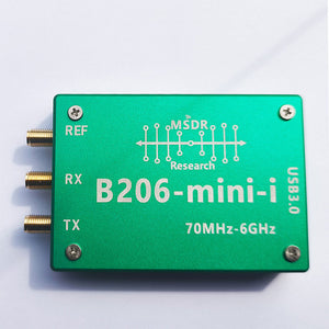 HamGeek B206 Mini-i 70MHz-6GHz SDR Development Board with Metal Shell AD9364 USB3.0 1TX 1RX Compatible with Open-source UHD