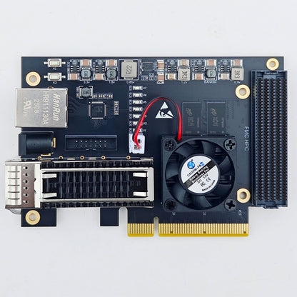 HAMGEEK XCKU5P Development Board FPGA Core Board Onboard 128Mbit FLASH FMC QSFP28 100G Optic Port PCIE3.0