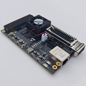 HAMGEEK XCKU5P Development Board FPGA Core Board Onboard 128Mbit FLASH FMC QSFP28 100G Optic Port PCIE3.0