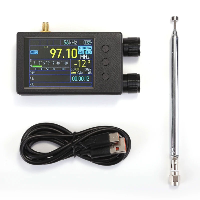 HamGeek TEF6686 Portable Full Band Receiver WiFi/Bluetooth FM/SW/MW/LW Radio with 2.8-inch IPS Touch Screen