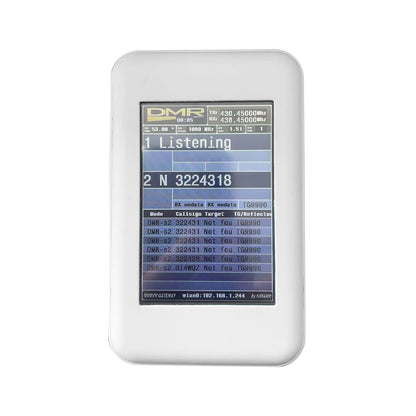 HamGeek UHF VHF Duplex MMDVM Hotspot with 3.5" Screen 3000mAh Battery NanoPi Duo2 Shell for Pi-Star/C4FM/DMR/DSTAR P25