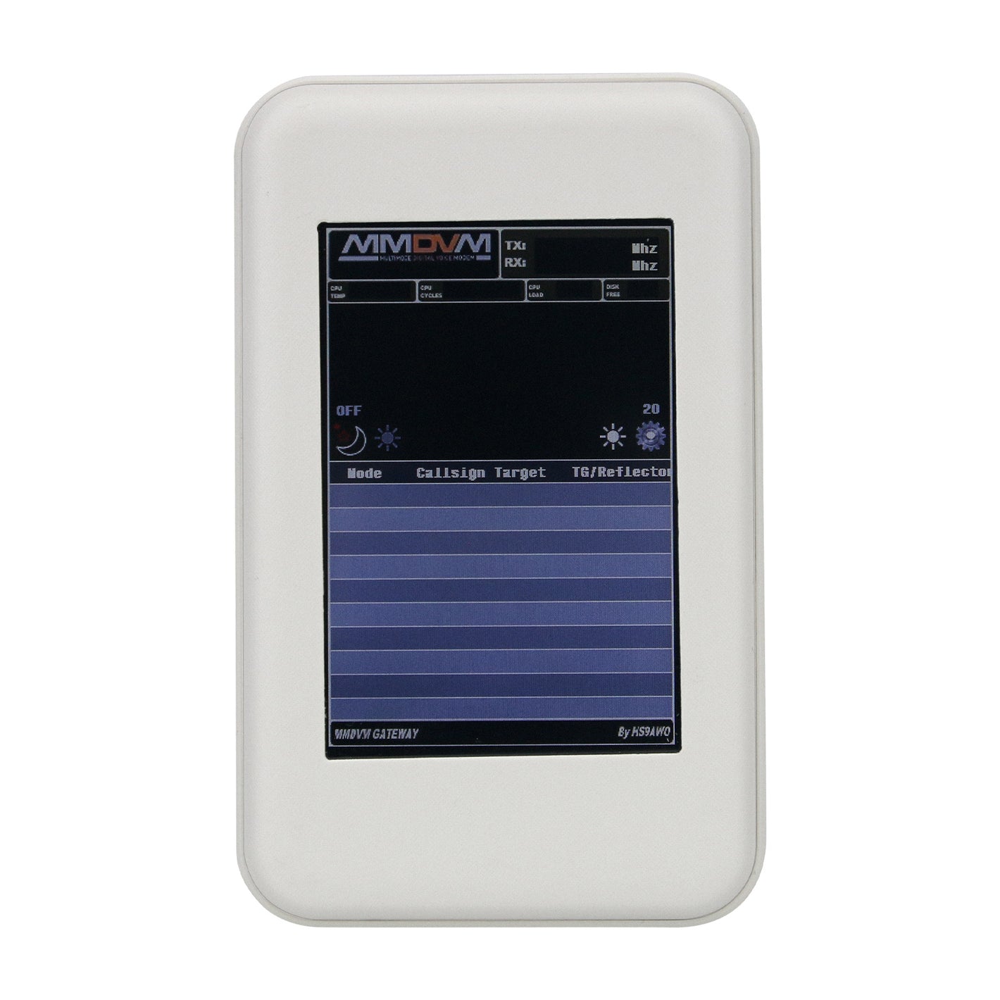 HamGeek UHF VHF Duplex MMDVM Hotspot with 3.5" Screen 3000mAh Battery NanoPi Duo2 Shell for Pi-Star/C4FM/DMR/DSTAR P25
