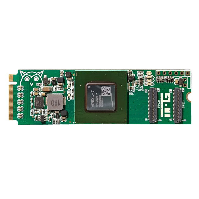 HamGeek XC7A200T FPGA Artix7 M.2 PCIE IO Development Board 128MB Flash Onboard 50MHz Crystal Oscillator (52 Available IOs)