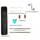 HamGeek GH-V9 V-Type Telescopic Shortwave Antenna 7-430MHz HF/VHF/UHF Portable Ham Radio Antenna