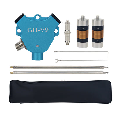 HamGeek GH-V9 V-Type Telescopic Shortwave Antenna 7-430MHz HF/VHF/UHF Portable Ham Radio Antenna