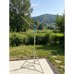 HamGeek GH-V9 V-Type Telescopic Shortwave Antenna 7-430MHz HF/VHF/UHF Portable Ham Radio Antenna