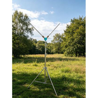 HamGeek GH-V9 V-Type Telescopic Shortwave Antenna 7-430MHz HF/VHF/UHF Portable Ham Radio Antenna