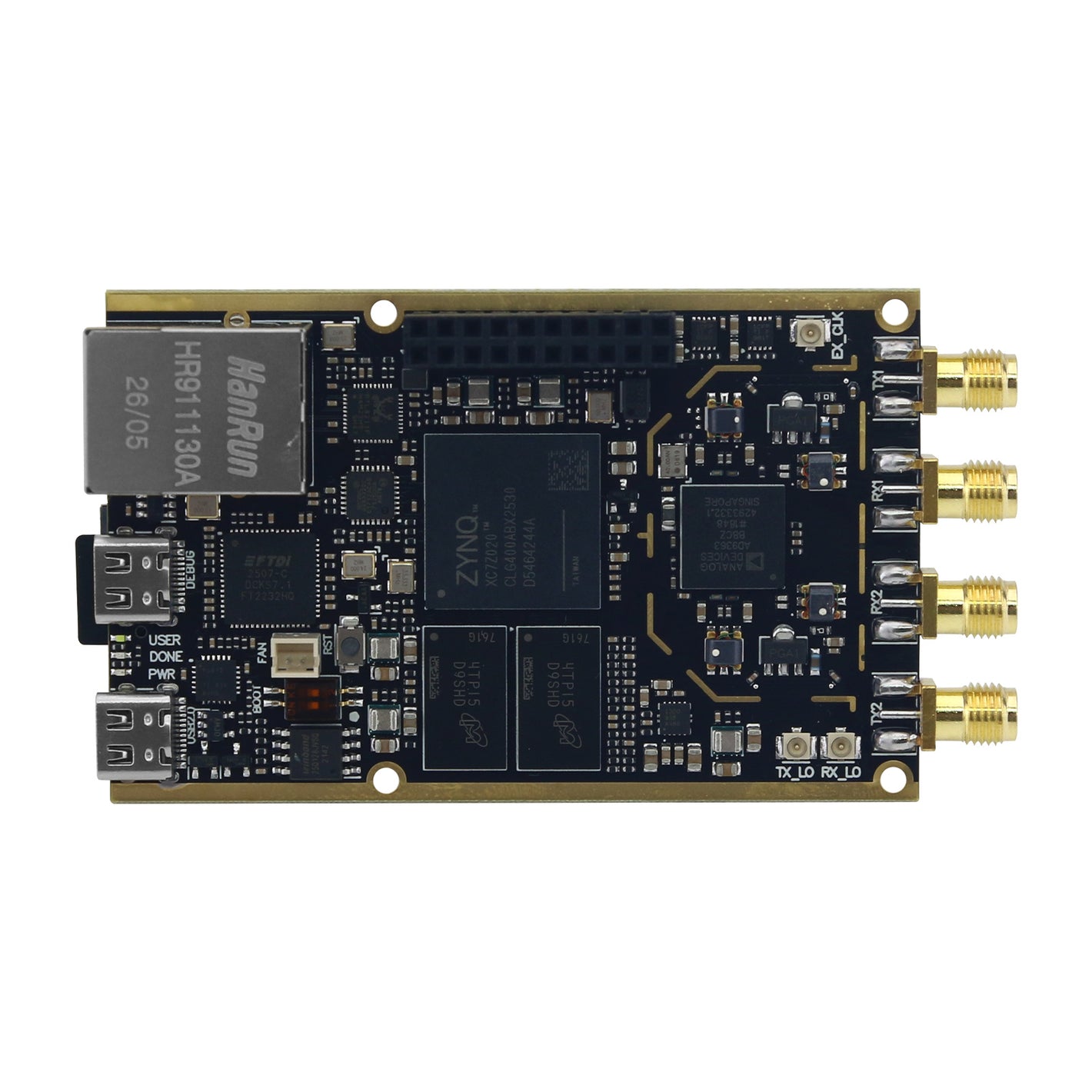 HamGeek 7020-SDR AD9363 Professional Development Board Onboard Power Amplifier with Heat Sink for Pluto SDR MATLAB