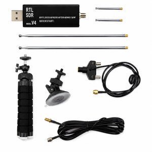 HamGeek RTL SDR V4 RTL2832U 100kHz-1.7GHz Software Defined Radio High Precision SDR Receiver with Antennas
