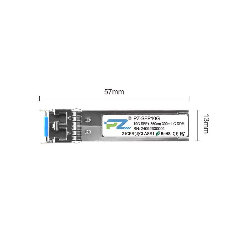 PZ 10G 40G 100G SFP+ QSFP+ QSFP28 Optical Transceiver Module 850nm DDM Fiber Ethernet