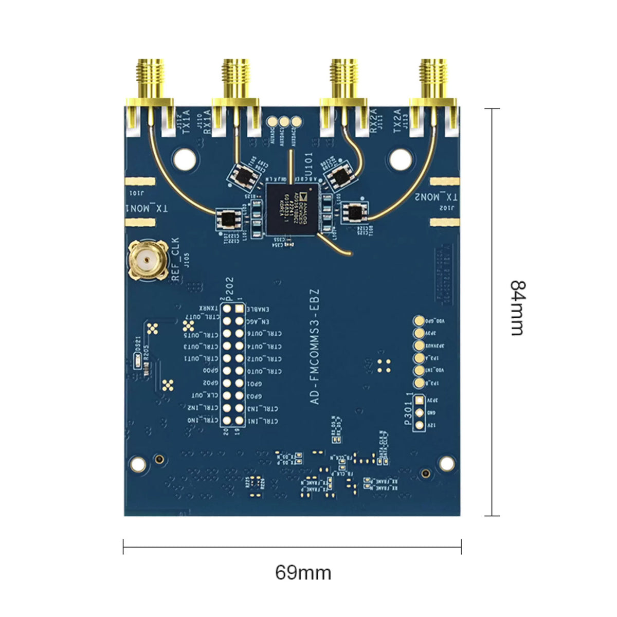 PZSDR PZ-FL9361 AD9361 AD-FMCOMMS3-EBZ SDR Software Defined Radio 70MHz-6GHz FMC 200KHz-56MHz Bandwidth 2T2R