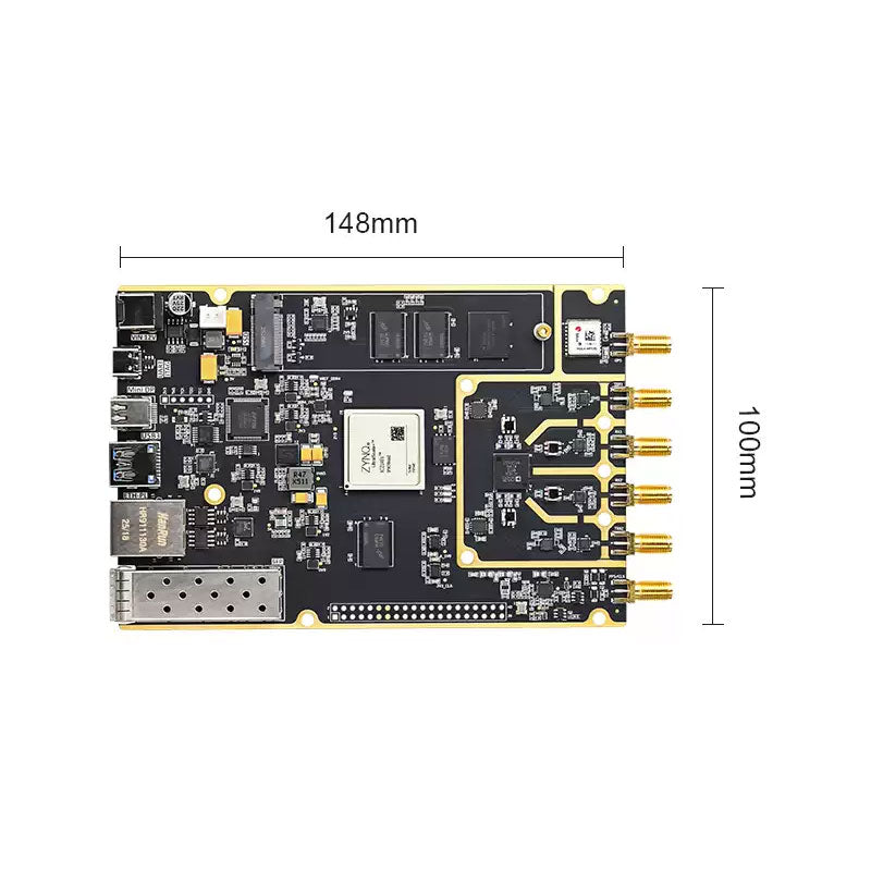 PZSDR P401 SDR 70MHz-6GHz AD9361 2T2R XCZU4EV FPGA Development Board FMCOMMS3 2GB+1GB DDR4
