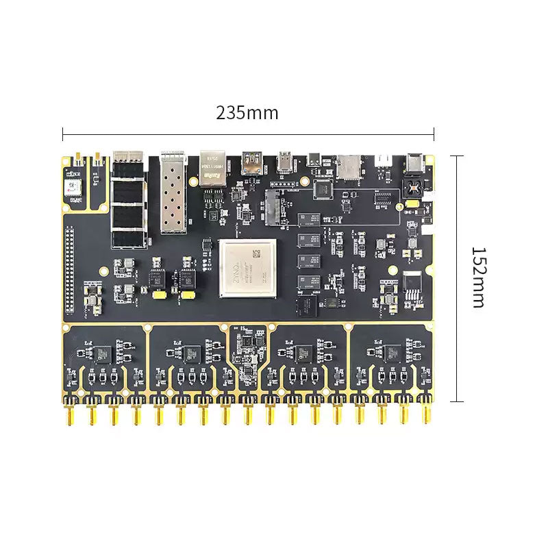 PZSDR P151Q 8T8R SDR 70MHz-6GHz AD9361x4 XCZU15EG FPGA MPSoC FMCOMMS5 Software Defined Radio