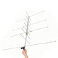 HamGeek U7V4-P 145-435MHz Portable UHF VHF Dual-Band Satellite Yagi Antenna for Ham Radio