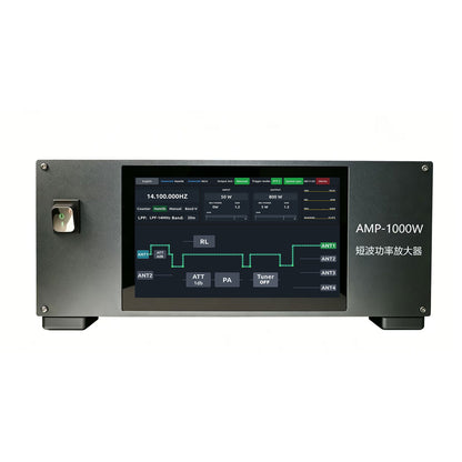 HamGeek AMP-1000W Automatic HF Power Amplifier 1.8-74MHz, 1000W CW / 1.2KW PEP, Built-in Antenna Tuner