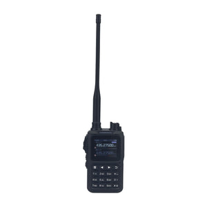 HamGeek FT-70 8W Full Band VHF UHF Simulated Walkie Talkie IP54 Waterproof Radio Communication with 1.77-inch Display