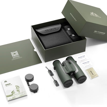 REASURE 10X42 APO Flat Field ED Professional Bee Finding Binocular BAK4-HT Prism Telescope IPX7 Waterproof