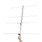 HamGeek GH-U7V4-P Adjustable Dual Band Yagi Antenna VHF UHF 145/435MHz for Satellite Ham Radio