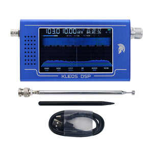 HamGeek KLEOS-DSP SDR Radio Receiver 4.3-Inch LCD 5kHz-160MHz AM SAM SSB CW NFM AIR Built-In Decoders
