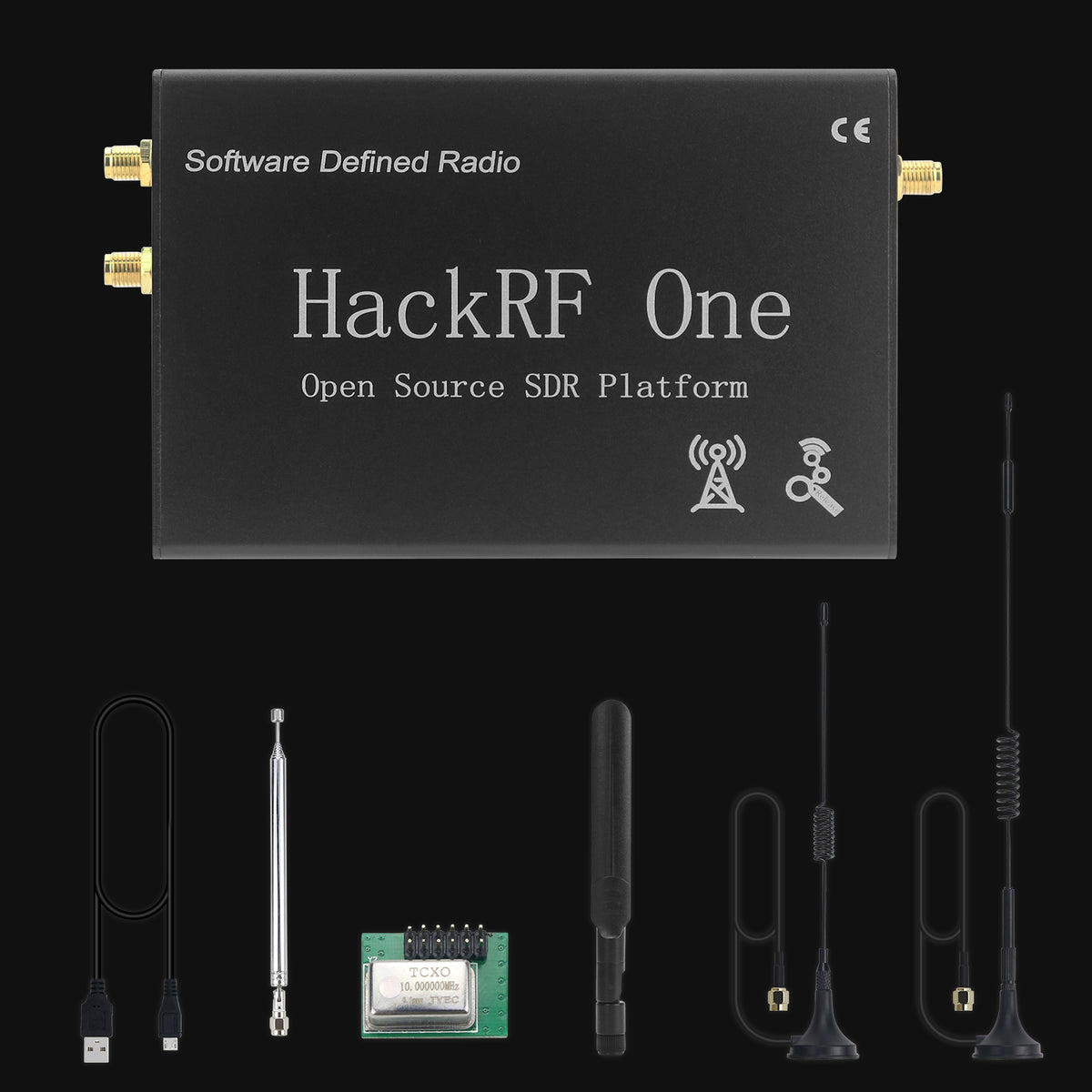 Hackrf One Image HamGeek HackRF One R9 V2.0.0 1MHz-6GHz Open Source SDR Software Define