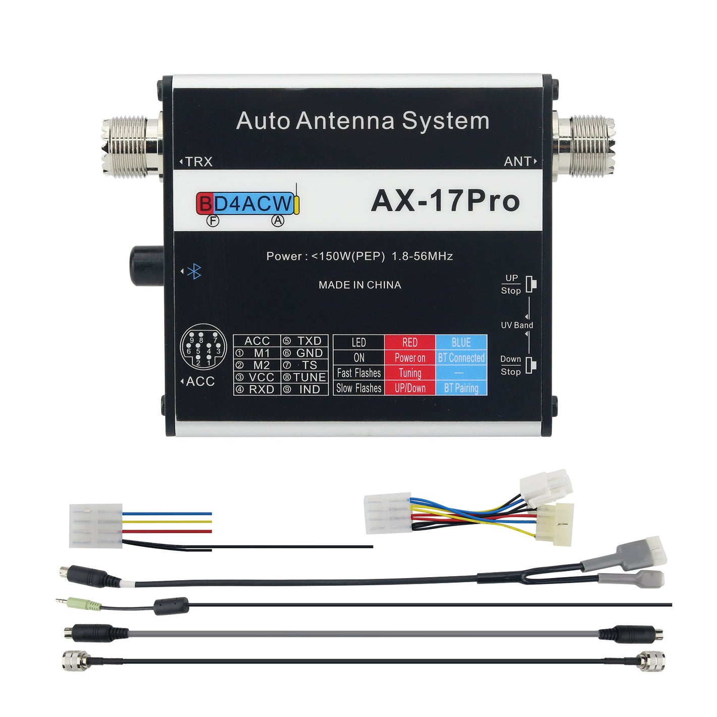 HamGeek AX-17 Pro Automatic Screwdriver Antenna Controller for ATAS-120A M-120A M-130A and Tarhell Little II