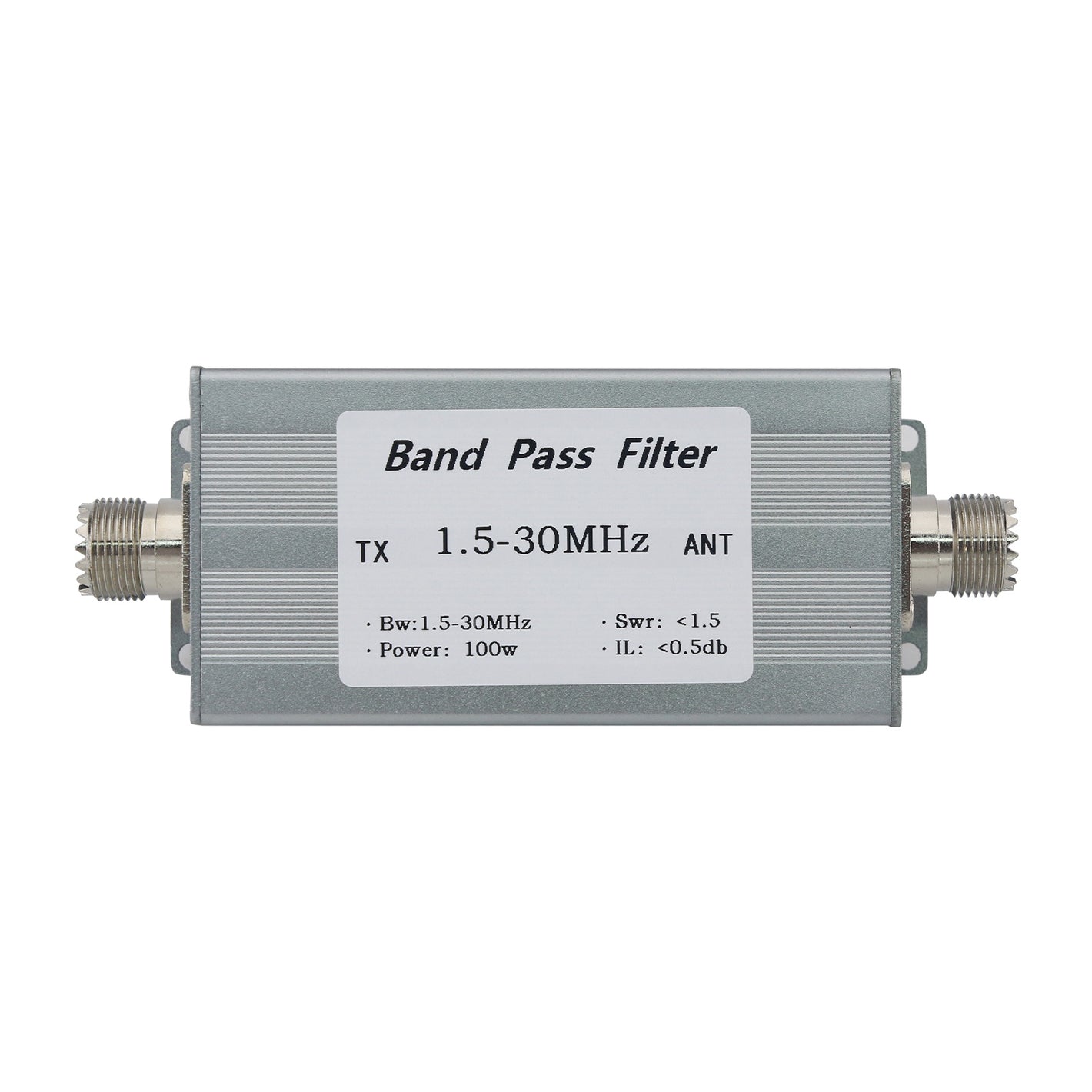 HamGeek 1.5-30MHz Shortwave Band Pass Filter BPF Strengthen Anti-Interference Capacity For Radios