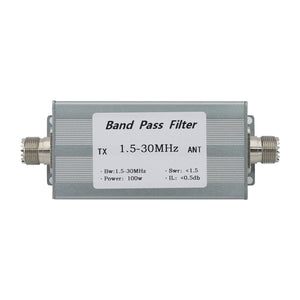 HamGeek 1.5-30MHz Shortwave Band Pass Filter BPF Strengthen Anti-Interference Capacity For Radios