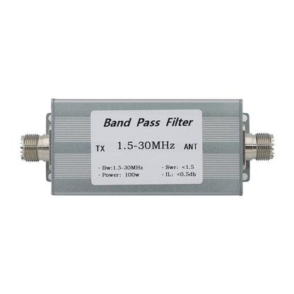 HamGeek 1.5-30MHz Shortwave Band Pass Filter BPF Strengthen Anti-Interference Capacity For Radios
