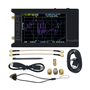 HamGeek 50KHz-1.5GHz Vector Network Analyzer NanoVNA Vector w/ 4" LCD Display For UHF Antenna NanoVNA-H4