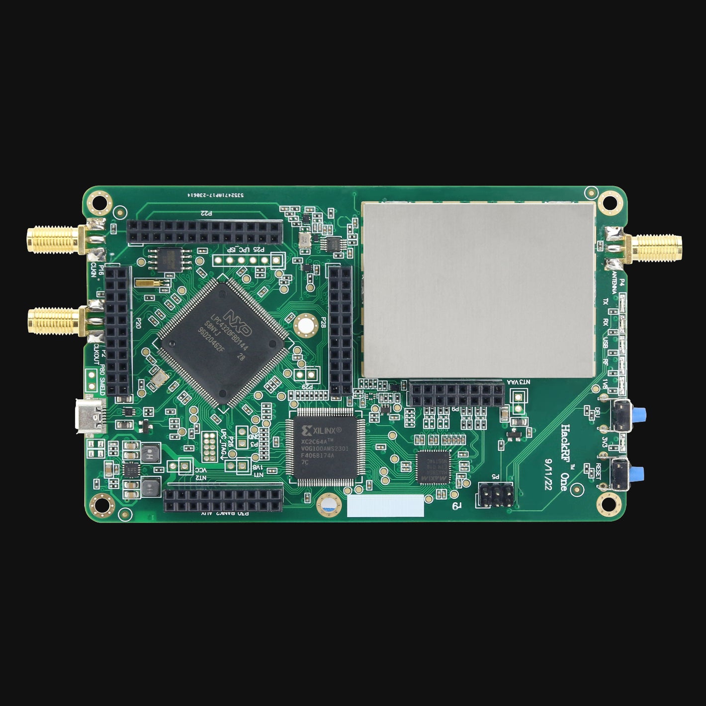 HamGeek Latest 1MHZ-6GHZ HackRF One R10 V2.0.x Software Defined Radio SDR Platform with/without Metal Shell