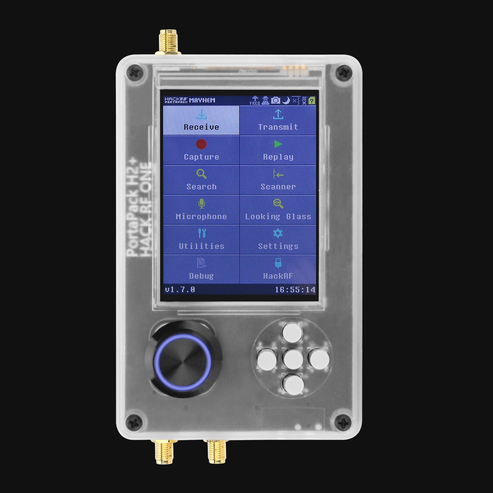 Hackrf One Image HamGeek HackRF One R9 V2.0.0 + Upgraded PortaPack H2 3.2