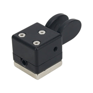 HamGeek QU-21C Mini Dual Paddle Key Morse Key Telegraph Key CW Key Automatic Base Magnetic Absorption