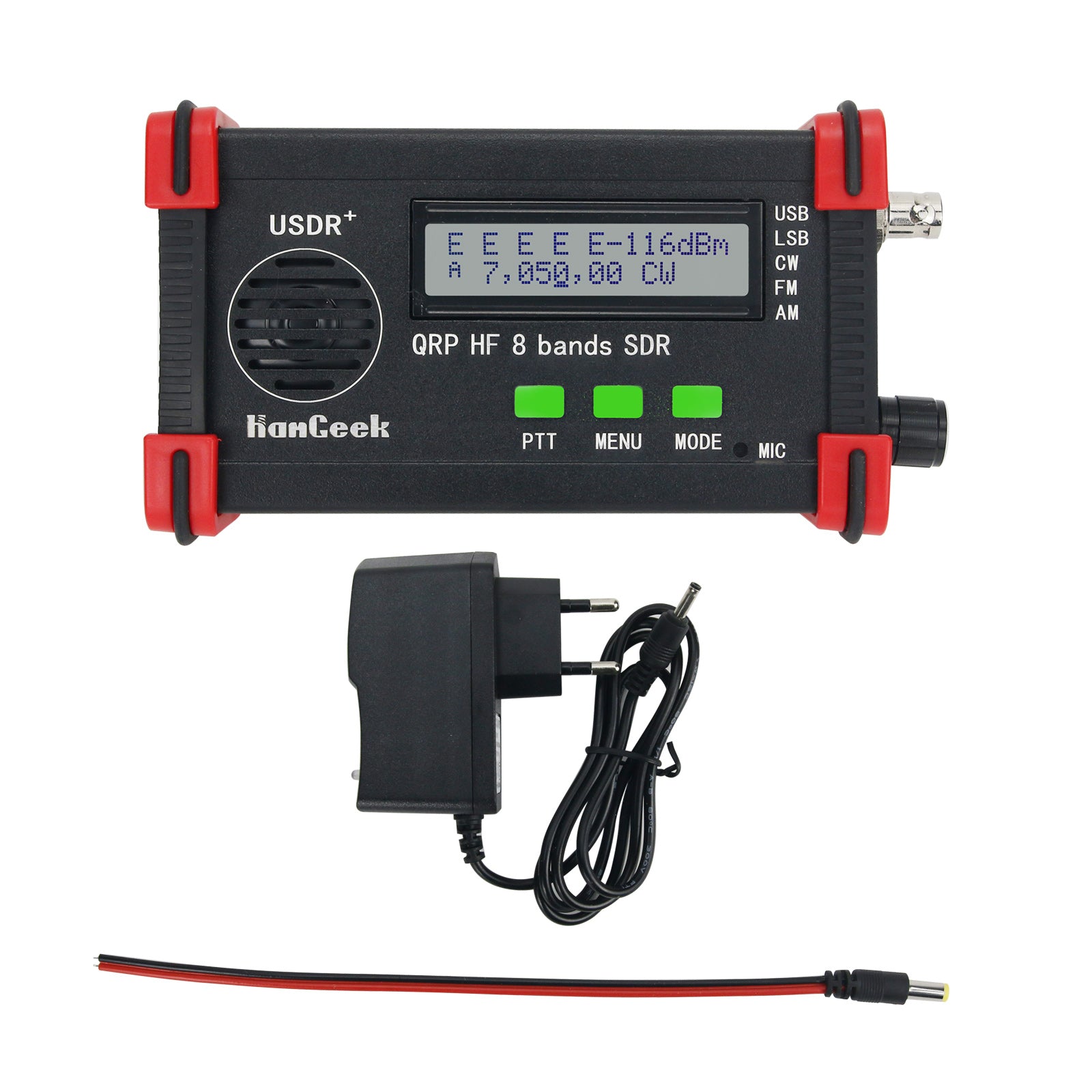 HamGeek USDR+ 5W QRP HF 8-Band SDR Transceiver FT8 USB LSB HF Transcei