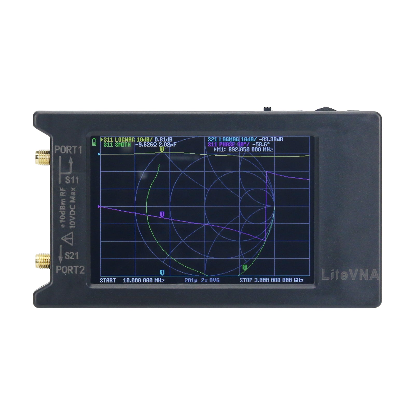 HamGeek LiteVNA-64 50KHz-6.3GHz Vector Network Analyzer VNA Antenna An