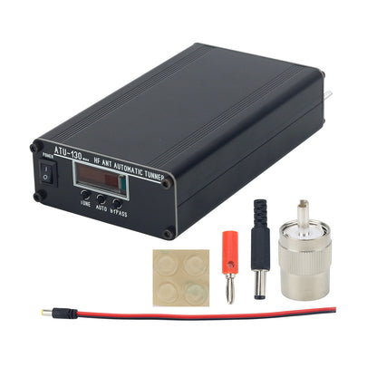 HamGeek ATU-130 200W/150W 3.5-54MHz HF Automatic Antenna Tuner Shortwave Antenna Tuner