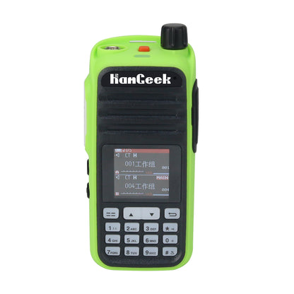 HamGeek HGA37 UHF VHF Walkie Talkie Handheld Transceiver AM FM Radio with Color LCD