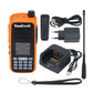 HamGeek HGA37 UHF VHF Walkie Talkie Handheld Transceiver AM FM Radio with Color LCD