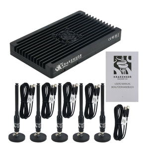 HamGeek KrakenSDR Radio Phase-Coherent SDR Receiver 5-Channel Radio Direction Finding Passive Radar Receiver
