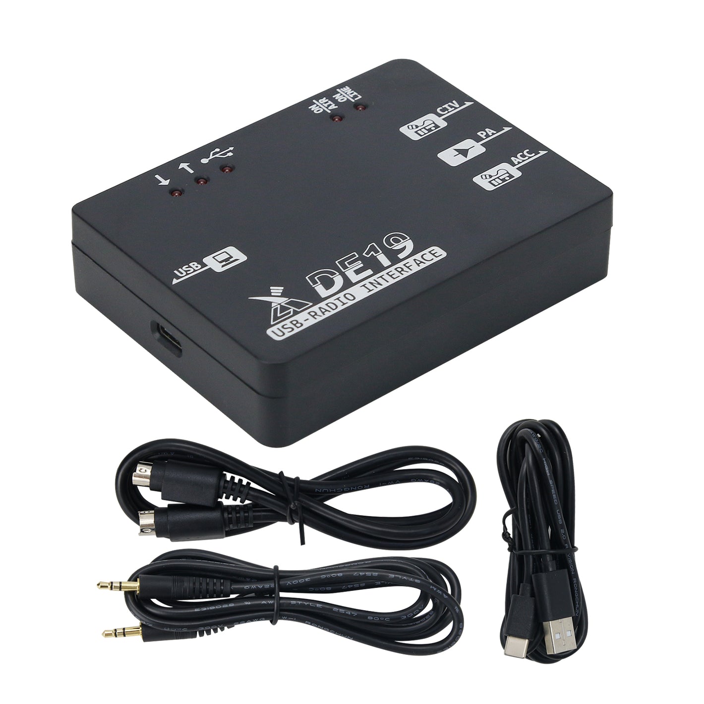 HamGeek DE19 External Expansion Adapter USB Radio Interface Applied to G106C G90S XPA125B for XIEGU