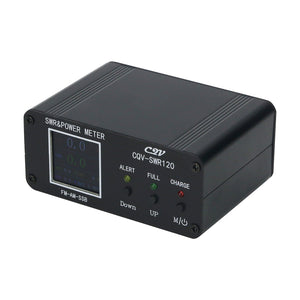HamGeek CQV-SWR120 1.8MHz-54MHz Digital SWR & Power Meter with Type-C Interface Colour LCD Display