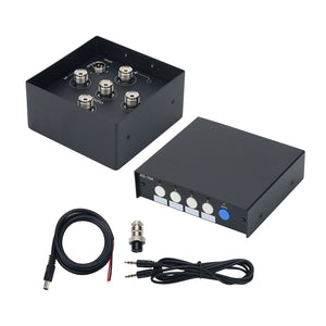 HamGeek AS104 Automatic HF Shortwave Antenna Switcher with AC104 Radio Band Linkage Control for ICOM CIV and YAESU BAND Linkage