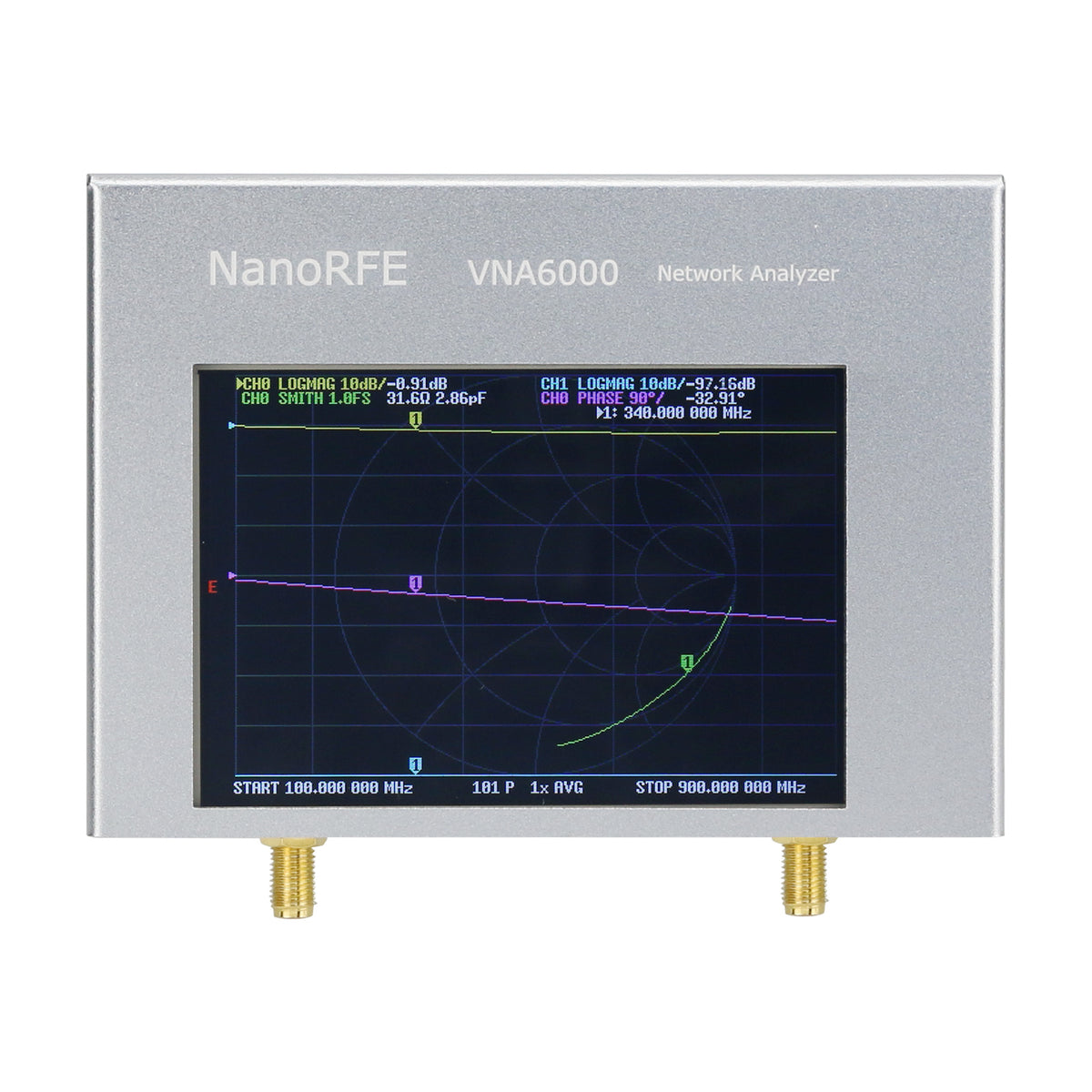 network analyzer for sale at linda redmon blog Images... HamGeek NanoRFE VNA6000 6GHz 2-Port Vector Network Analyzer VNA Analyz