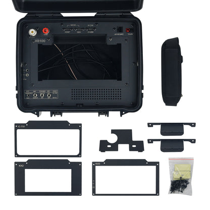 HamGeek 4-In-1 or 3-In-1 Waterproof Plastic Radio Box for XIEGU X6100/Elecraft KX2 & ICOM IC-705